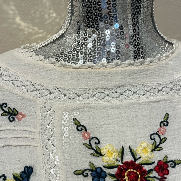 Free People The Amy Top In White Size L - Picture 9 of 16